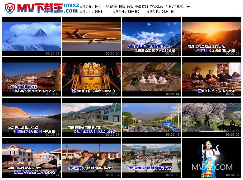 杨子一-雪域恋歌_国语_民歌_NAI03721